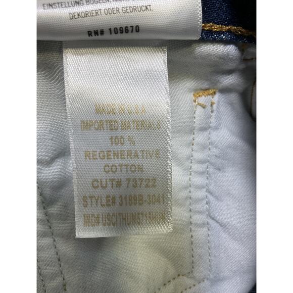 Citizens Of Humanity 'Etta' Blue Cotton Pencil Skirt Size 25 - Picture 5 of 5